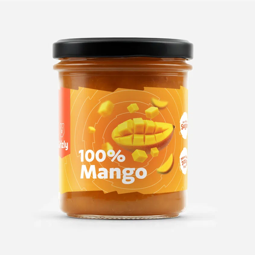 100% Mango bez přidaného cukru s extra kousky ovoce 6 x 200 g