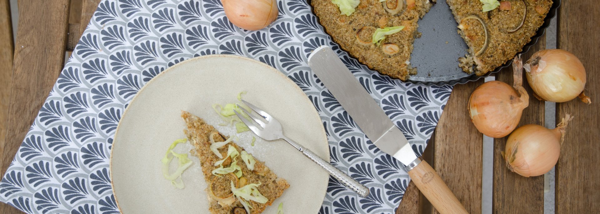 Jednoduchý quinoa koláč