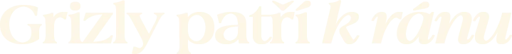 Grizly patří k ránu