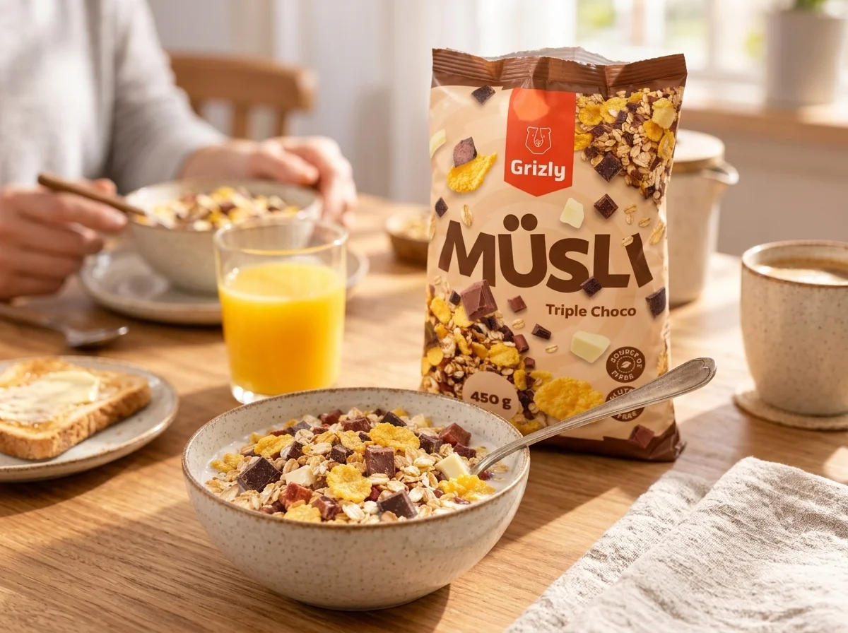 Snídaňová miska müsli