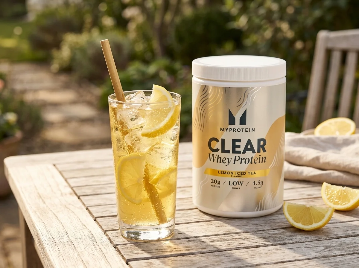 Citrónový proteinový drink