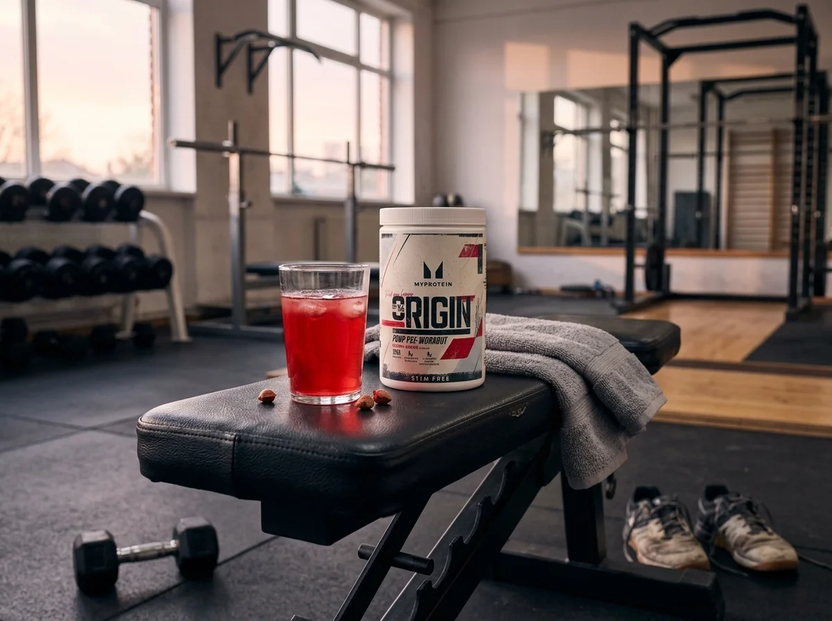 Třešňový pre-workout drink
