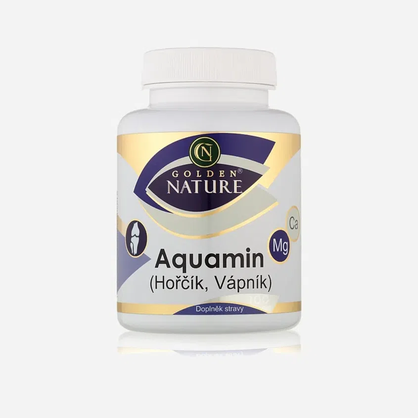 Aquamin Vápník+Hořčík 100 tablet 6 x 100 kapslí