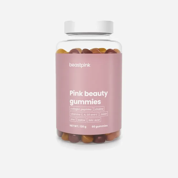 Beauty Gummies starfruit papaya cherry 60 tablet 6 x 60 tablet