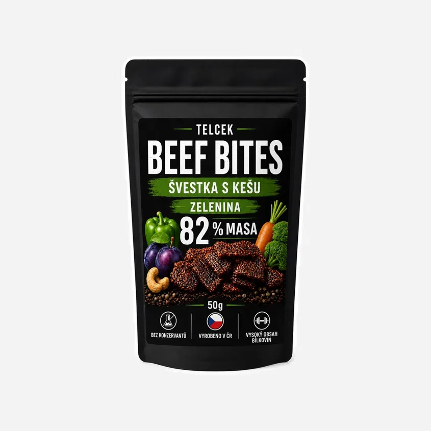 Beef bites sušená zelenina