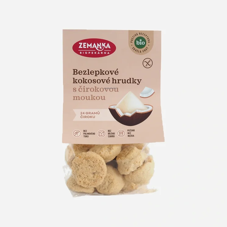 Bezlepkové čirokové sušenky kokosové BIO 6 x 100 g