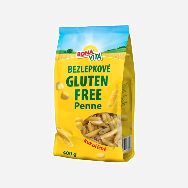 Bezlepkové kukuřičné penne
