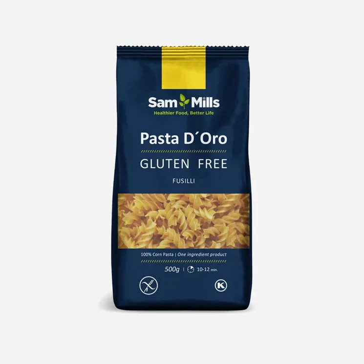 Bezlepkové kukuřičné těstoviny - Fusilli 6 x 500 g