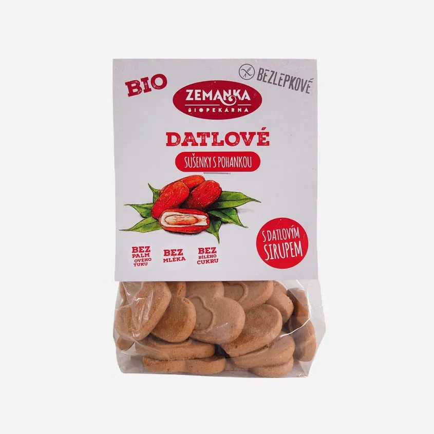 Bezlepkové pohankovo – datlové sušenky BIO 6 x 100 g