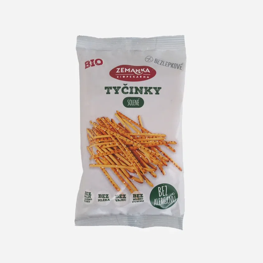 Bezlepkové tyčinky solené BIO 12 x 45 g