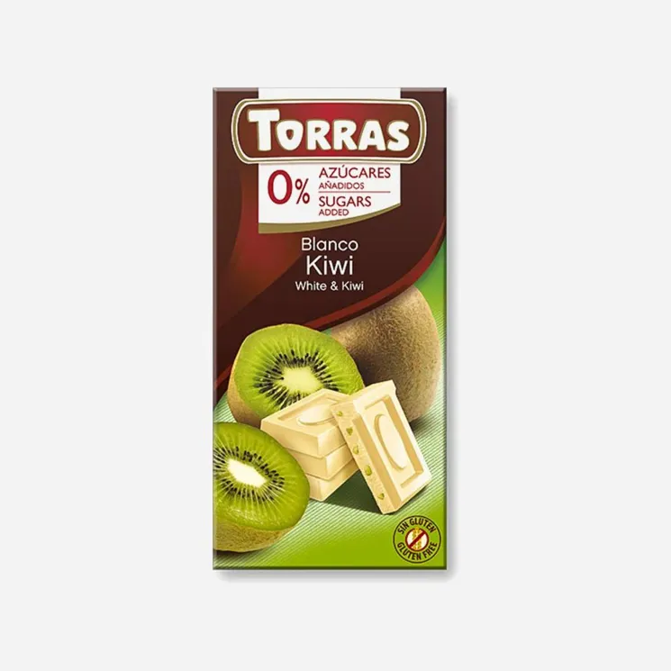 Bílá čokoláda s kiwi 6 x 75 g