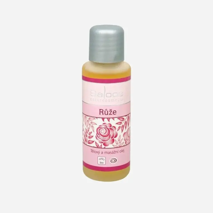 Bio tělový a masážní olej Růže 6 x 50 ml