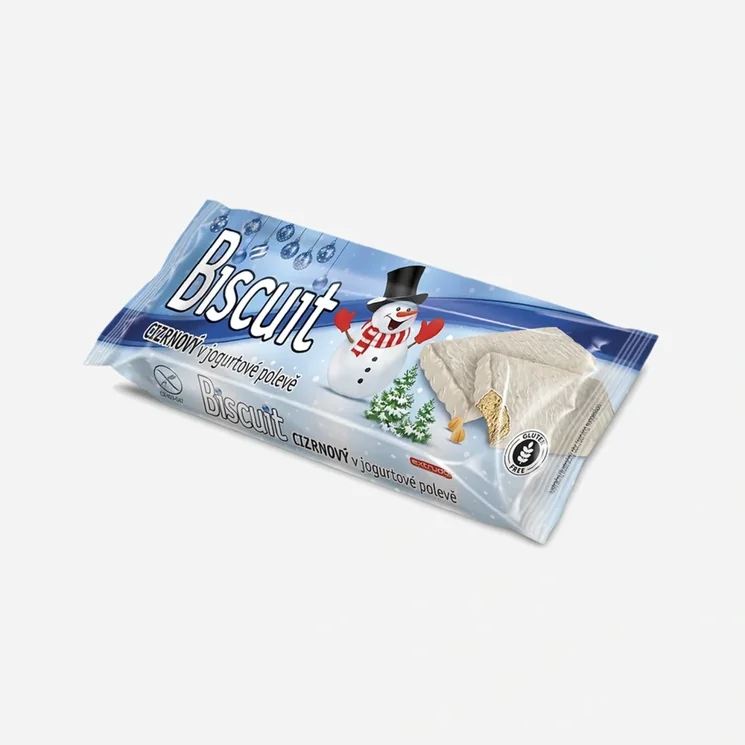 Biscuit Vánoční v jog. polevě