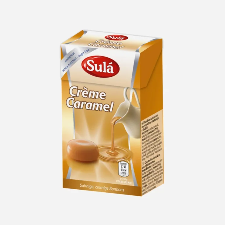 Bonbóny bez cukru creme caramel