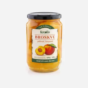 Broskve půlené loupané 6 x 680 g