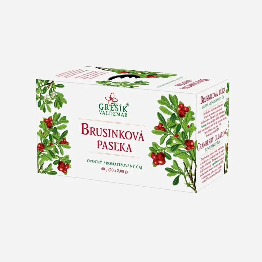 Brusinková paseka ovocný čaj 20 sáčků 6 x 40 g