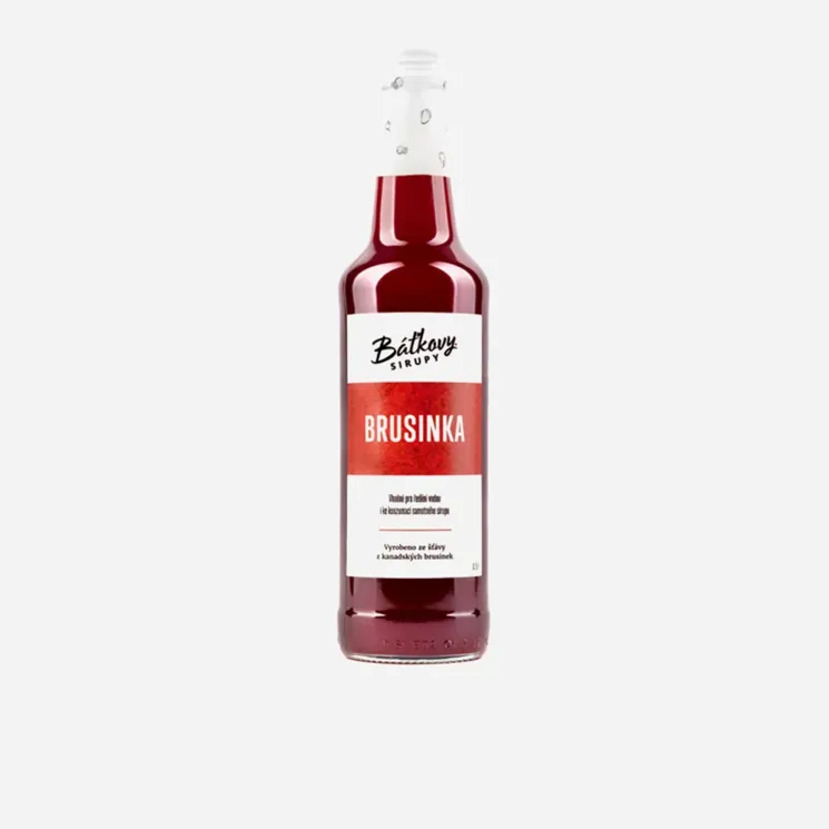 Brusinkový sirup