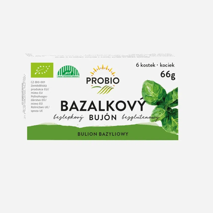 Bujón bazalkový kostky BIO 66 g 6 x 66 g
