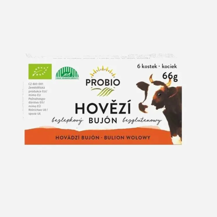 Bujón hovězí BIO kostky 66 g 6 x 66 g
