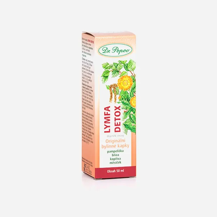 bylinné kapky lymfa - detox 6 x 50 ml