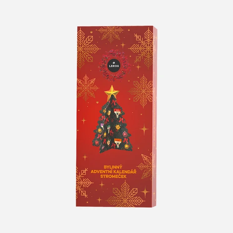 Bylinný adventní kalendář stromeček