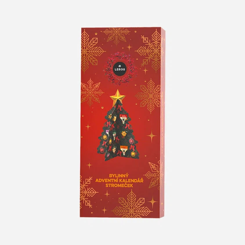 Bylinný adventní kalendář stromeček