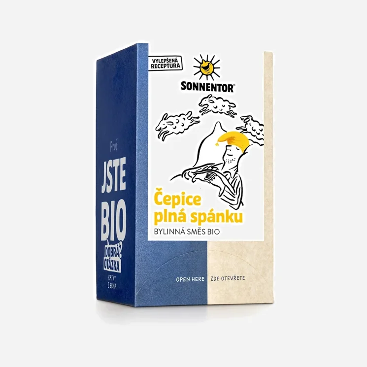 Čaj Čepice plná spánku BIO