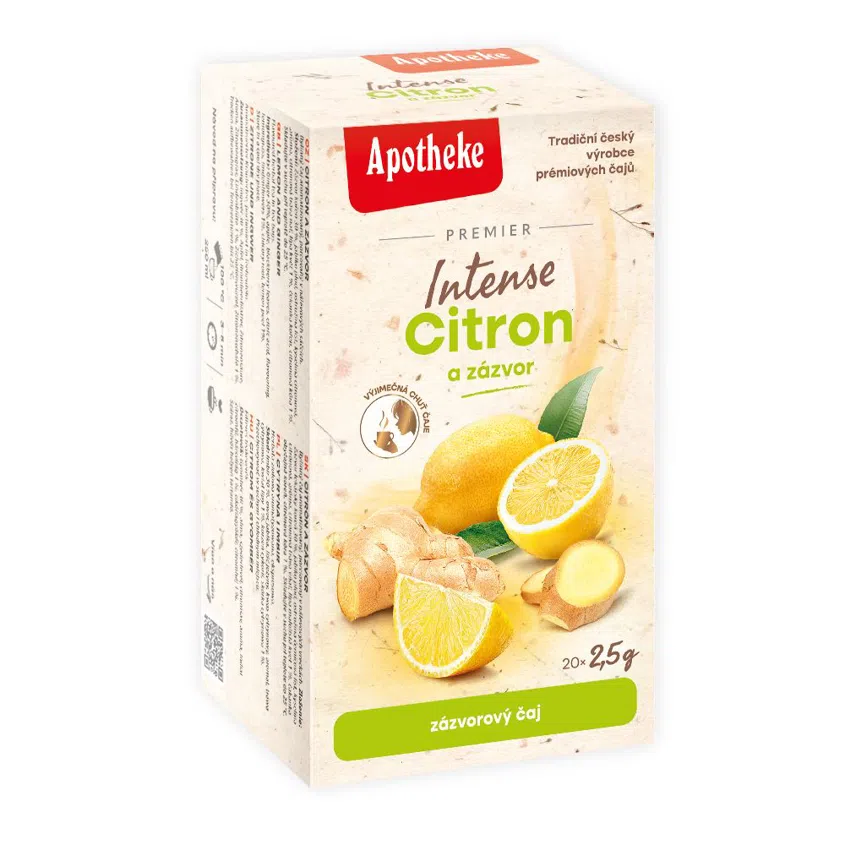 Čaj citron a zázvor
