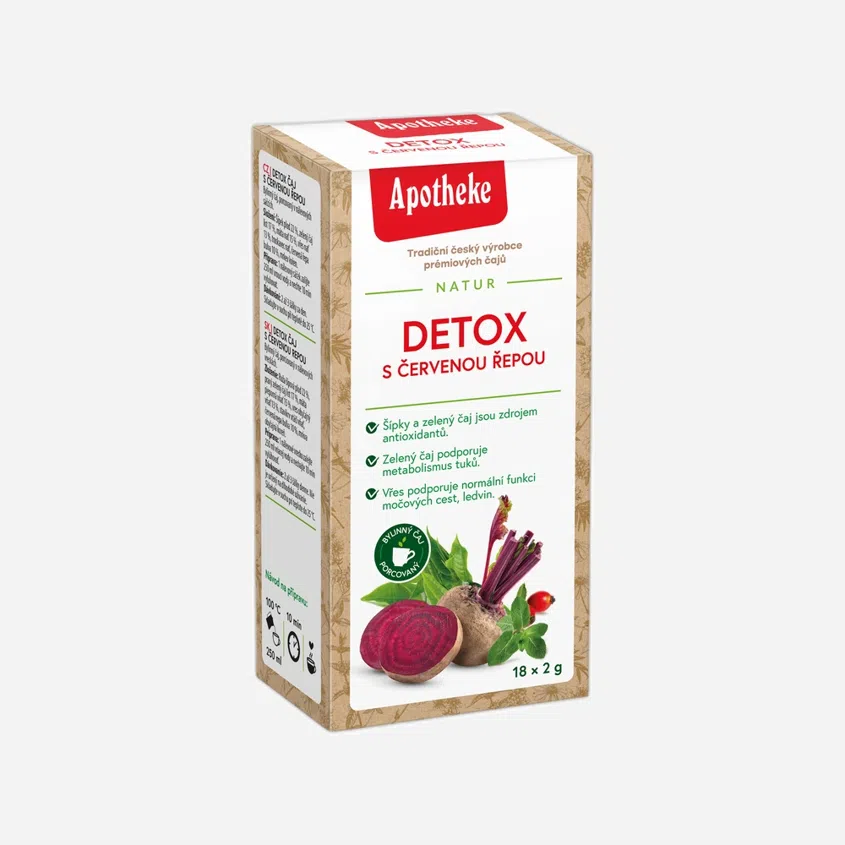 Čaj detox s červenou řepou