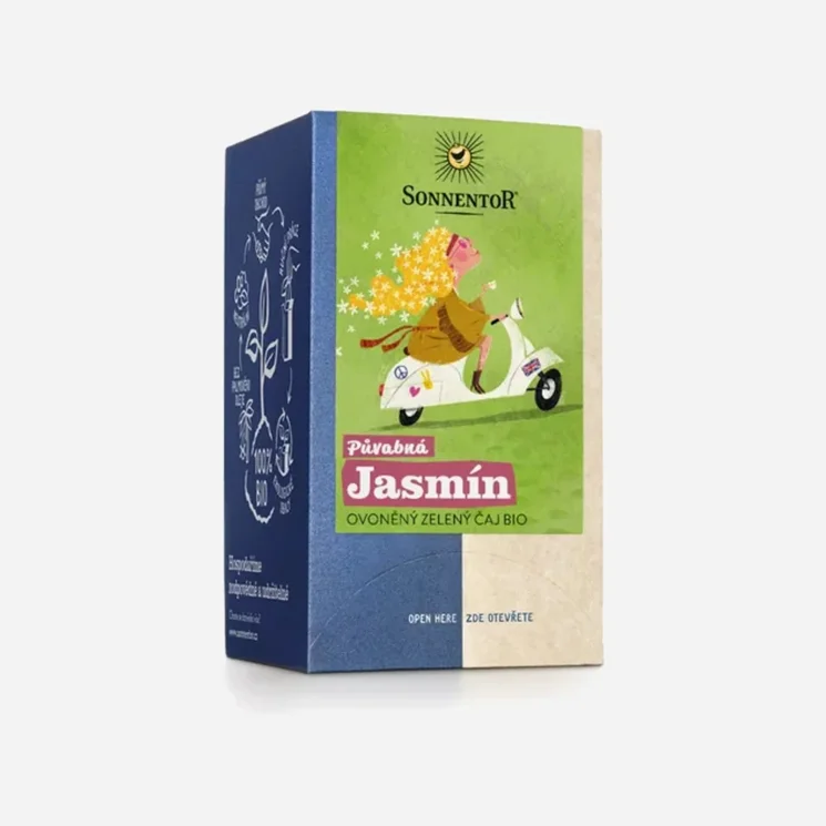 Čaj Zelený s jasmínem  BIO 6 x 27 g