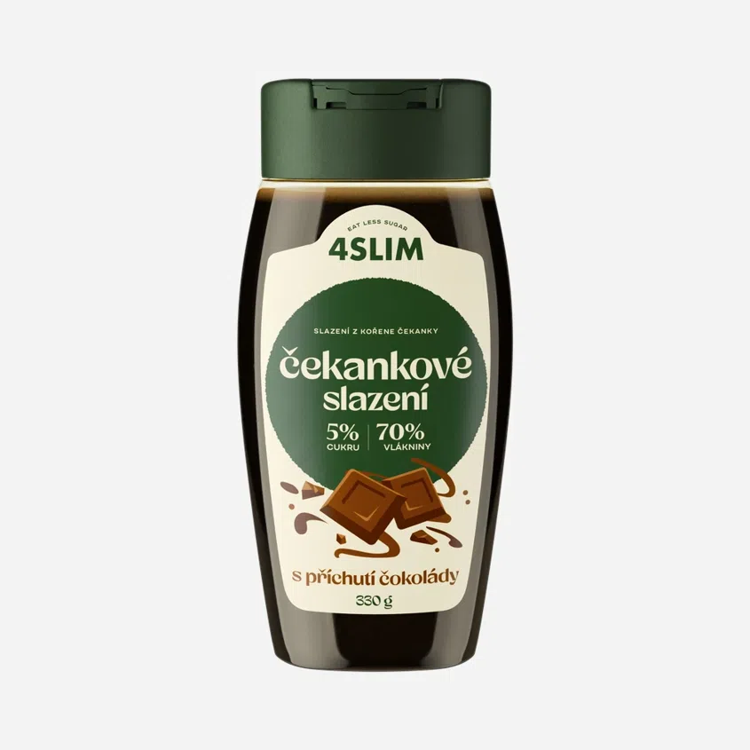 Čekankový topping s příchutí čokolády