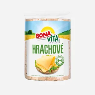 Celozrnné hrachové chlebíčky s mořskou solí 6 x 100 g