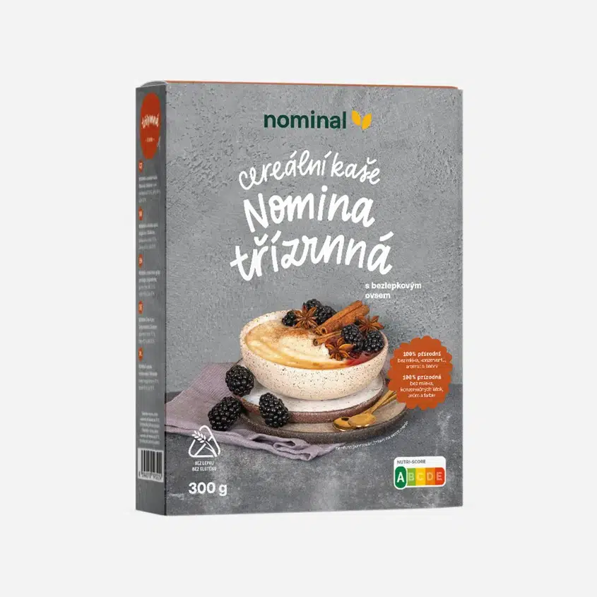 Cereální kaše Nomina třízrnná 6 x 300 g