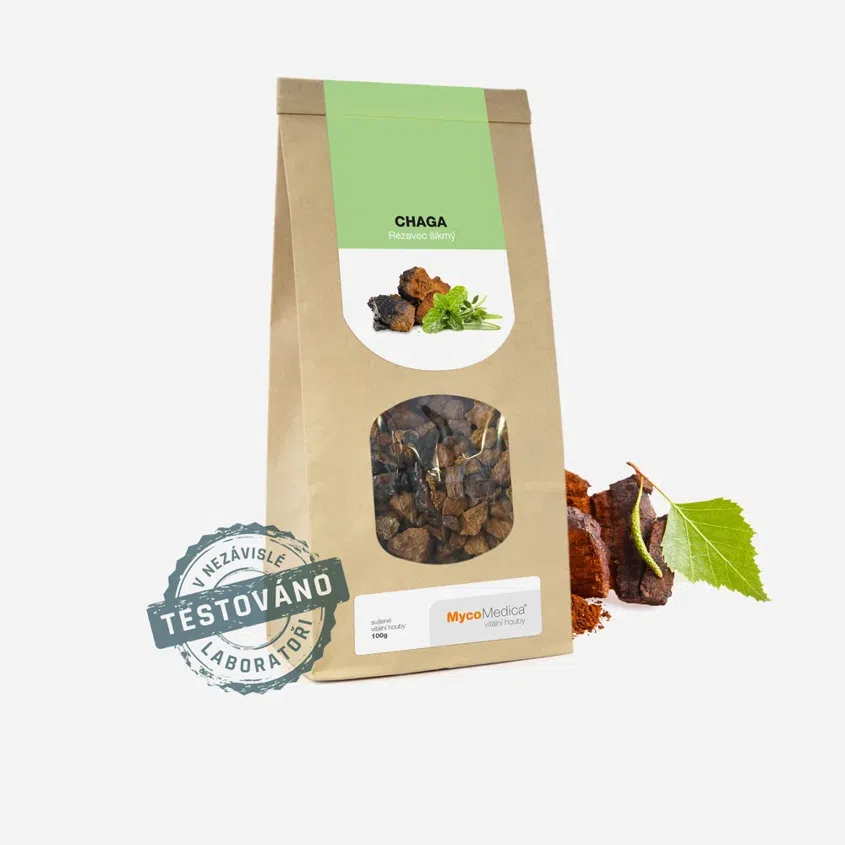 Chaga sušená 100 g 6 x 100 g