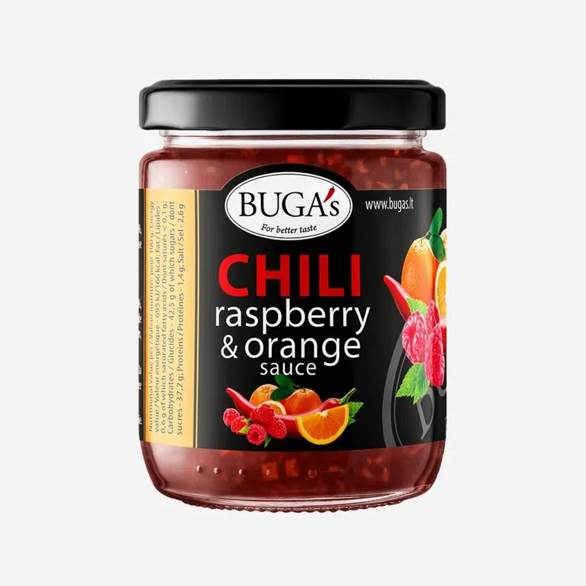 Chilli omáčka s malinami a pomerančem