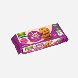 Chip choco bezlepkové sušenky s kousky čokolády bez přidaného cukru 6 x 130 g