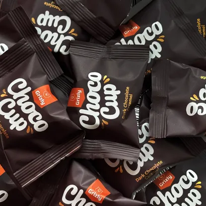 Choco Cups hořká čokoláda & karamel