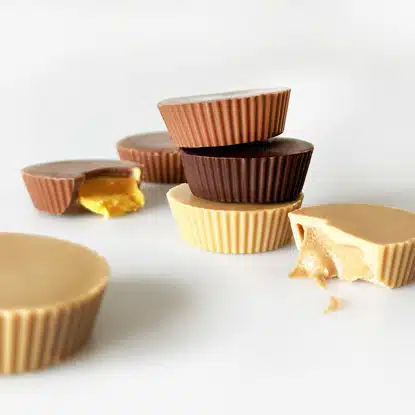 Choco Cups karamelová čokoláda & lískooříškový krém