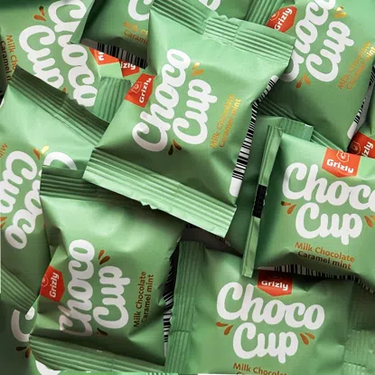 Choco Cups mléčná čokoláda, karamel & máta
