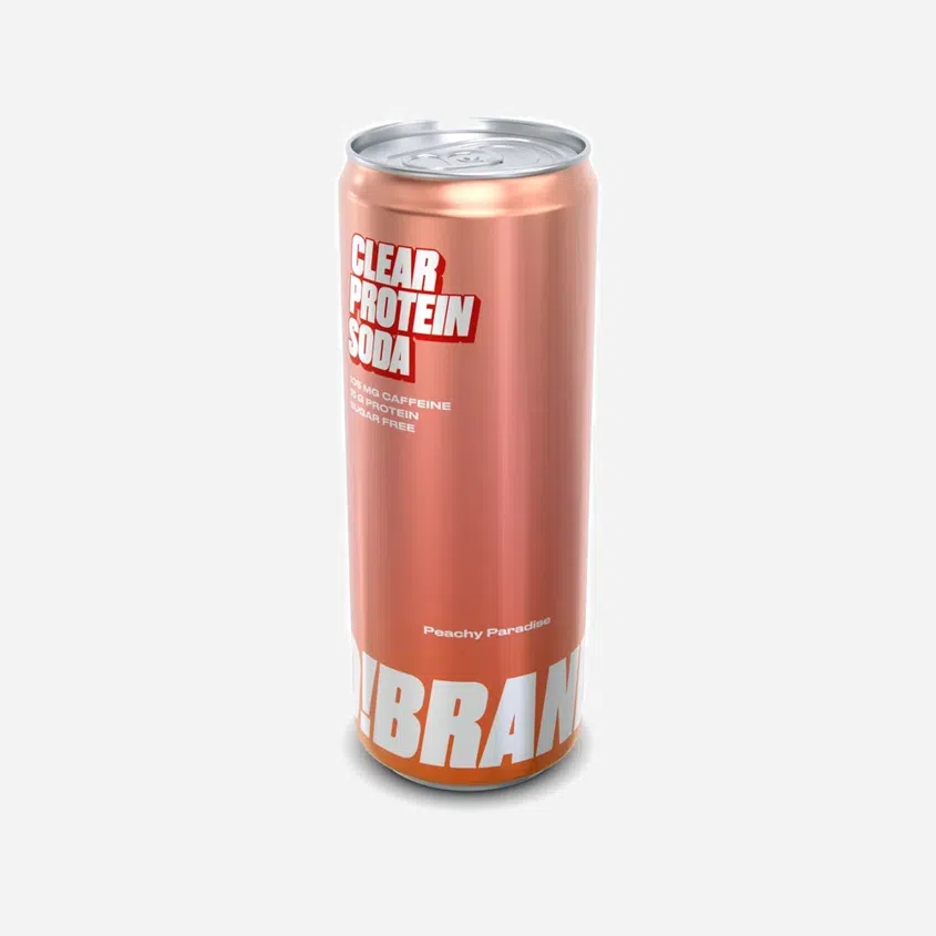Clear protein soda peachy paradise 12 x 330 ml
