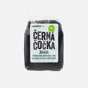 Čočka černá beluga BIO 6 x 500 g