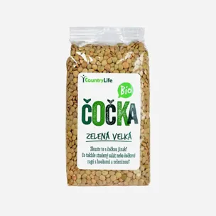Čočka zelená velká BIO 6 x 500 g