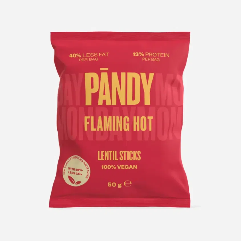 Čočkové chipsy flaming hot
