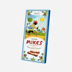 Čokoládové jazýčky mléčné MIKEŠ 5 x 50 g