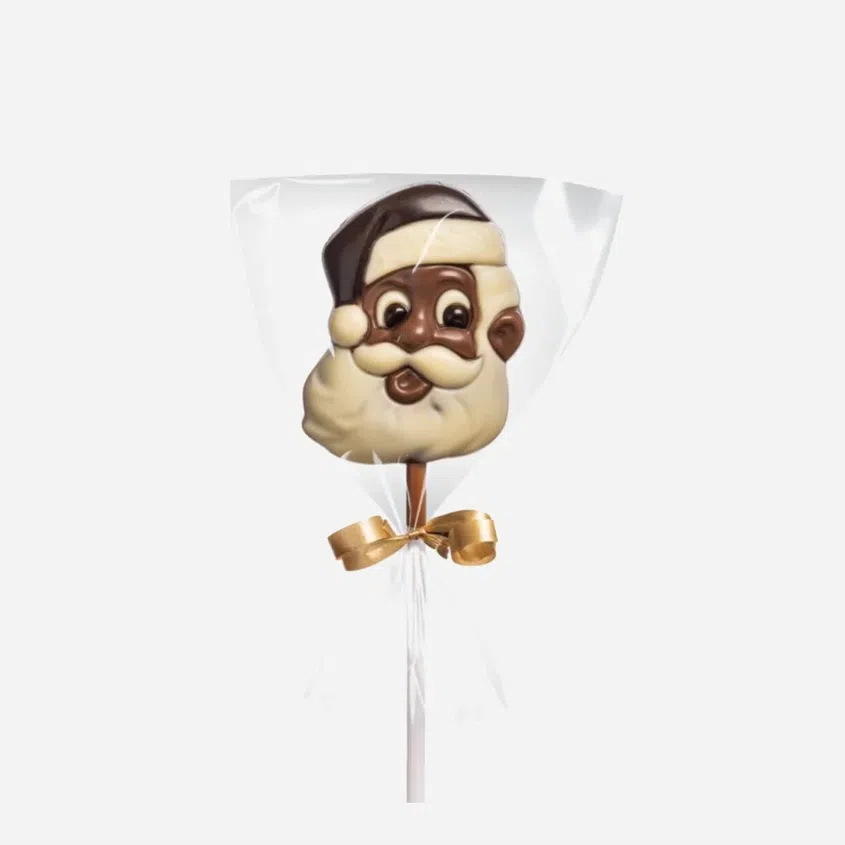 Čokoládové lízátko Santa