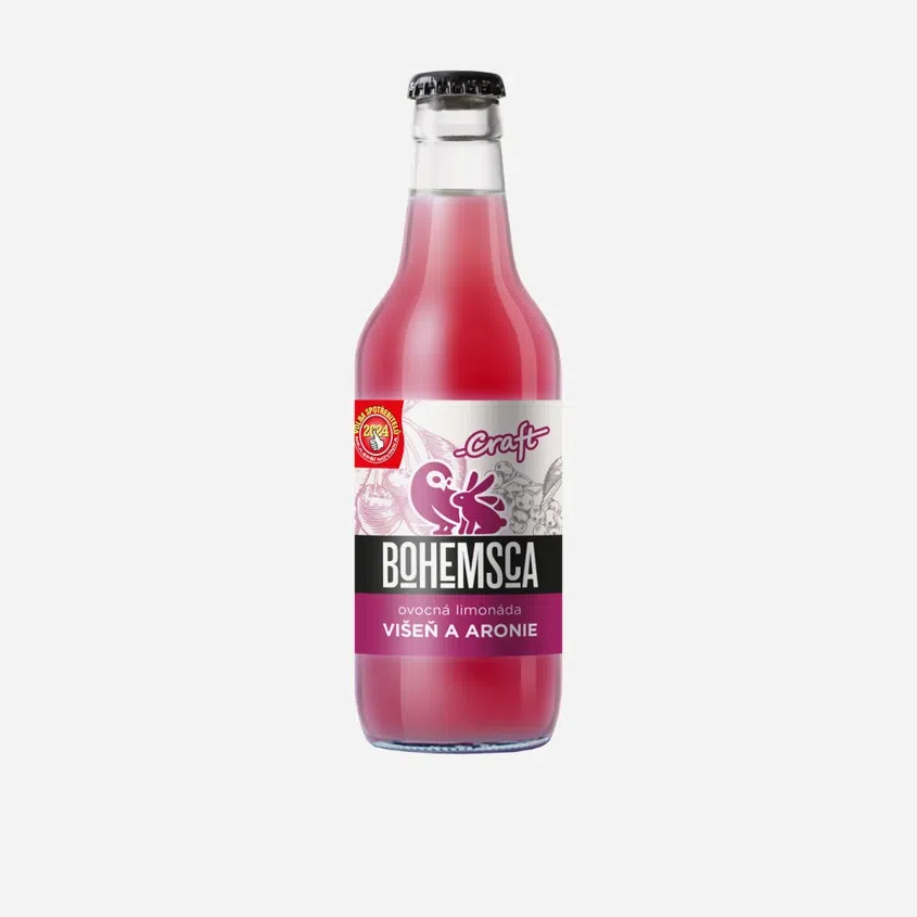 Craft limonáda višeň a aronie sklo 12 x 330 ml