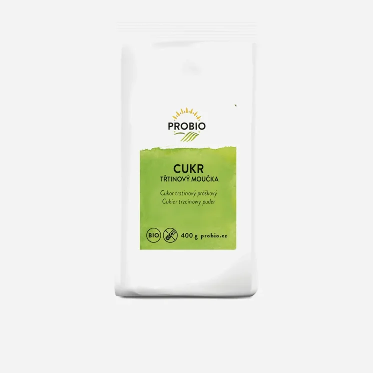 Cukr moučkový třtinový BIO 6 x 400 g
