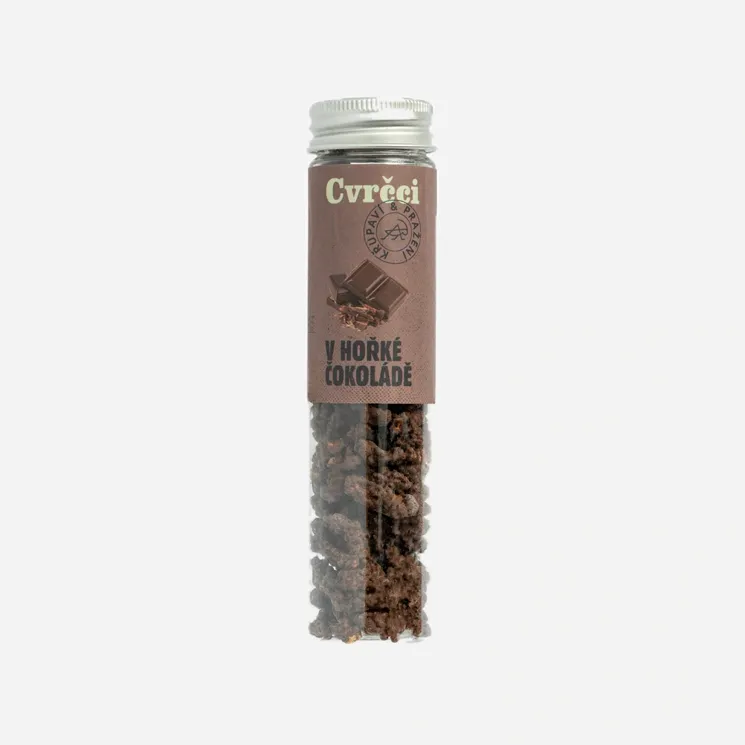 Cvrčci v hořké čokoládě 6 x 30 g