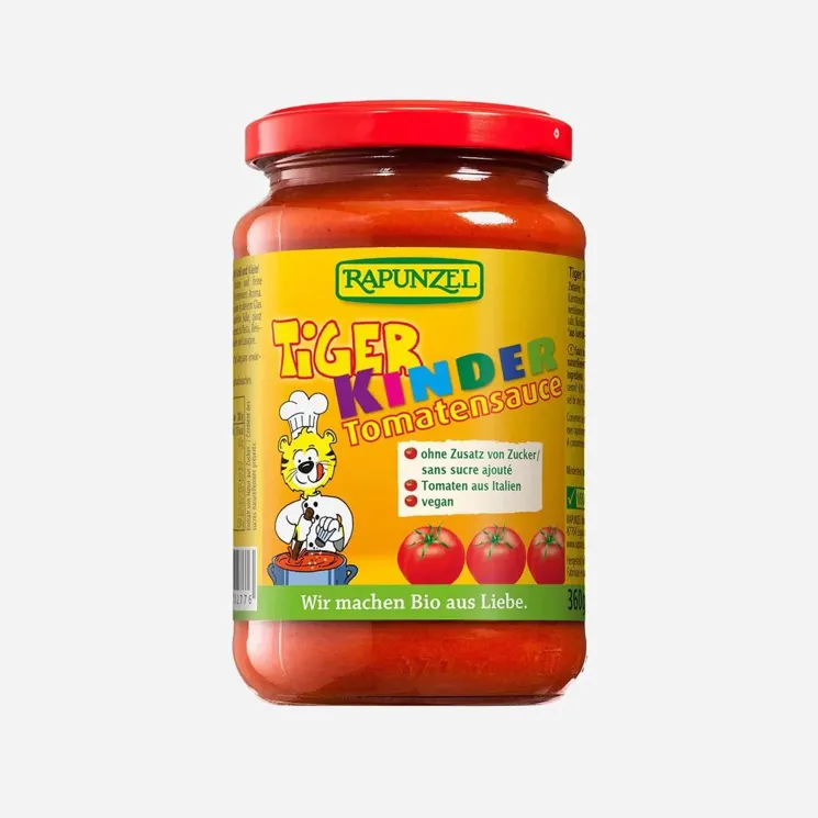 Dětská omáčka na těstoviny TYGR BIO 6 x 360 g