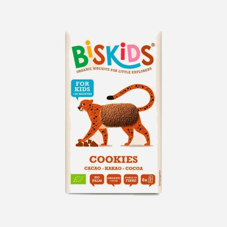 Dětské celozrnné kakaové sušenky BIO